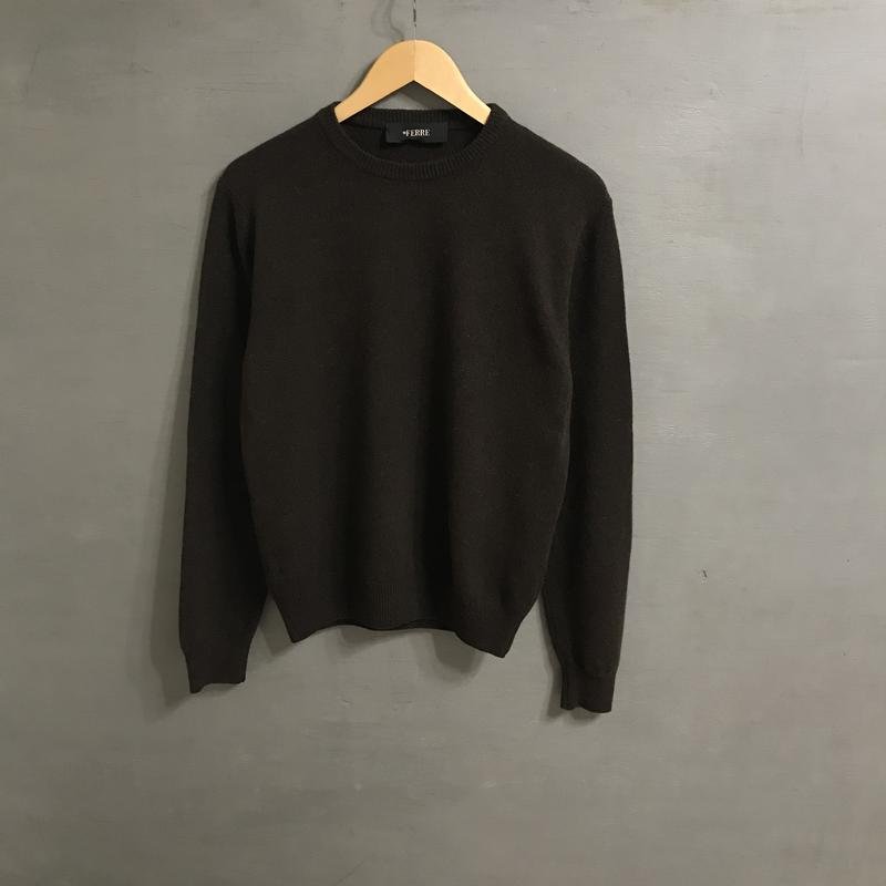 Men Gianfranco Ferre Sweater Brown Viscose 40 /L /