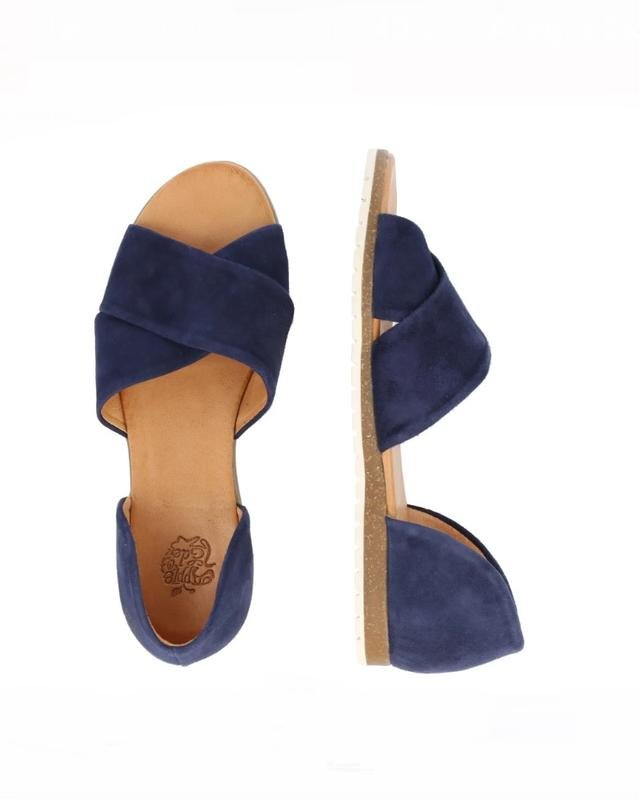 Donna Apple of Eden Tacchi Blu Suede 38