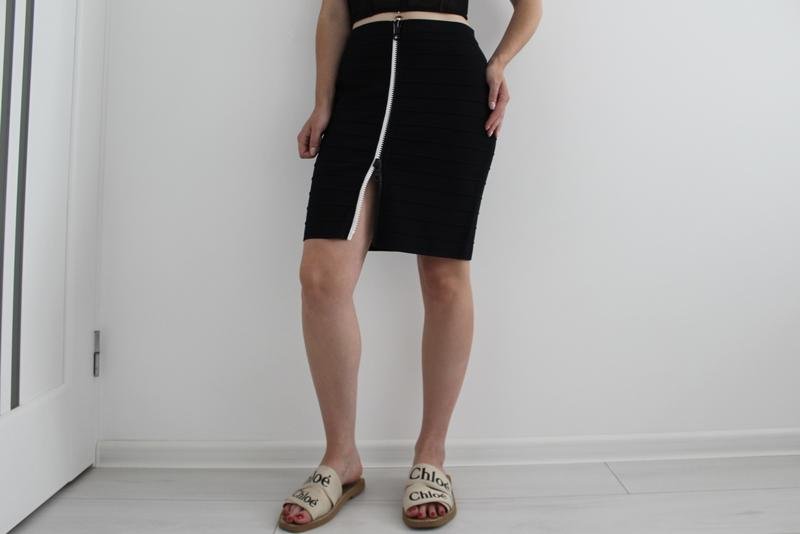 Women Christopher Kane Skirt Black Viscose 38 / M