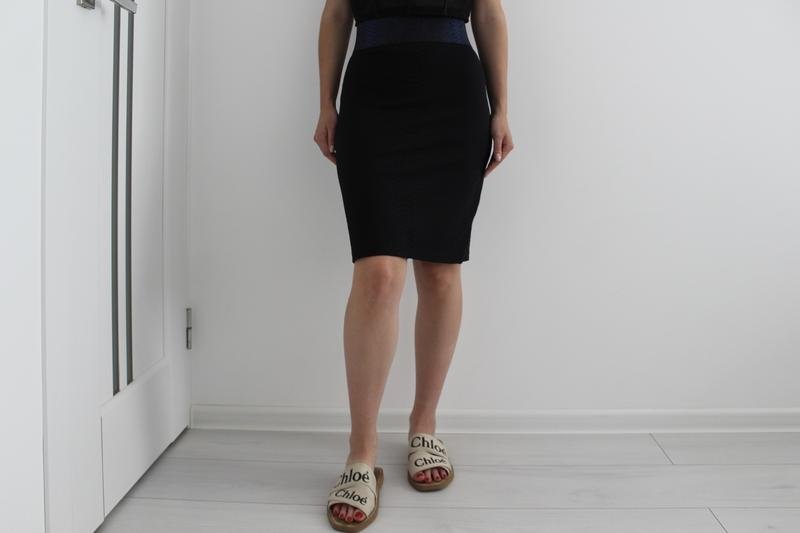 Женская Christopher Kane Юбка Чёрный Полиамид 38 /