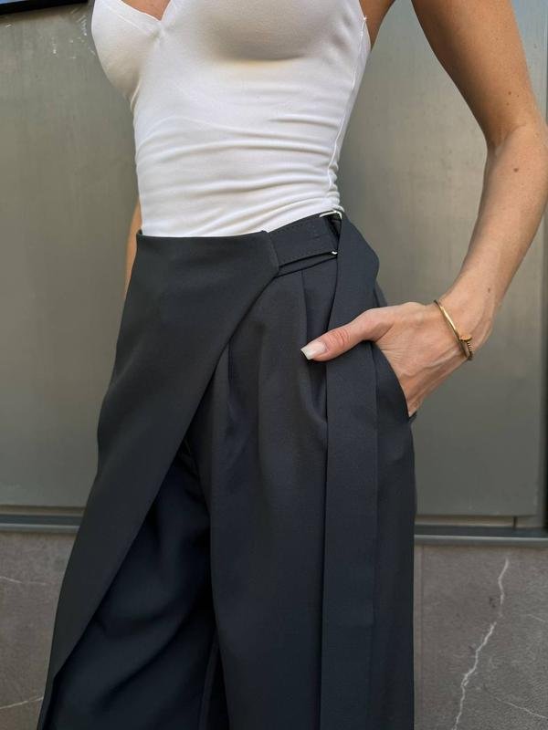 Damen City Chic Hosen Grau 32 / XXS / 40