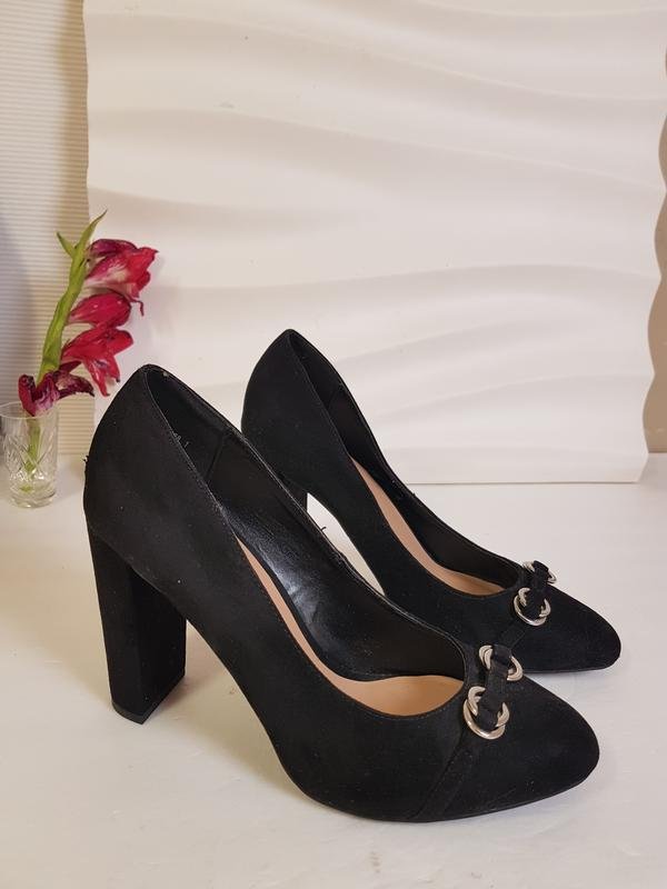 Женские New Look Туфли Чёрные Замша 39