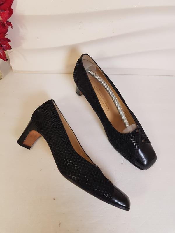 Женские Vero Cuoio Туфли Чёрные Кожа 40.5