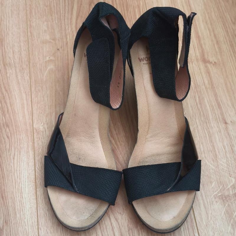 Женские Wonders Босоножки Серый Замша 40