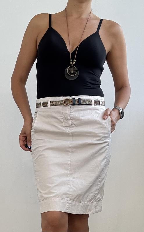Femme Fabiana Filippi Jupe Grise Coton 36 / S / 44