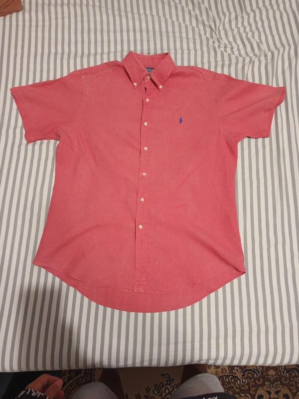 Men Polo Ralph Lauren Shirt Pink 40 /L / 48