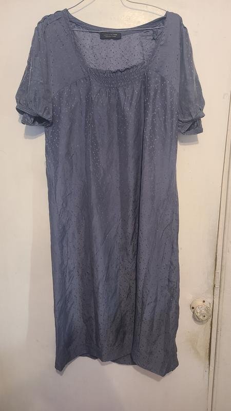 Femme Luca D'Altieri Robe Grise Soie 40 / L / 48