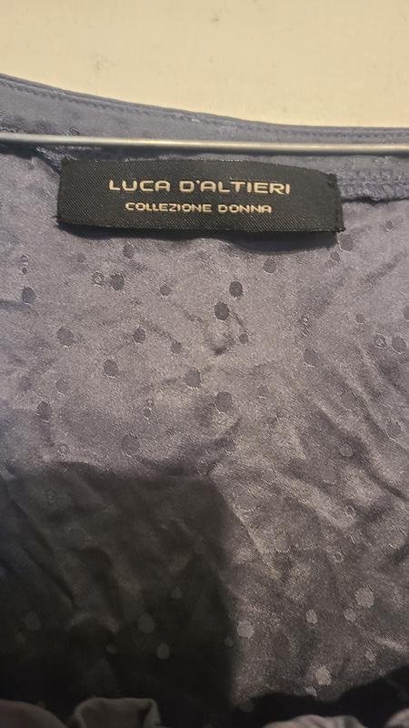 Femme Luca D'Altieri Robe Grise Soie 40 / L / 48