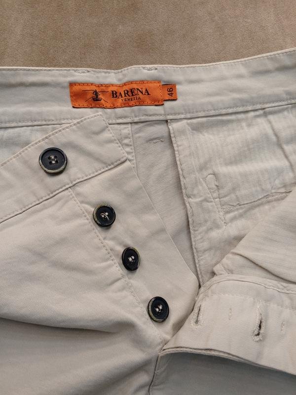 Uomo Barena Venezia Shorts Beige Denim 30