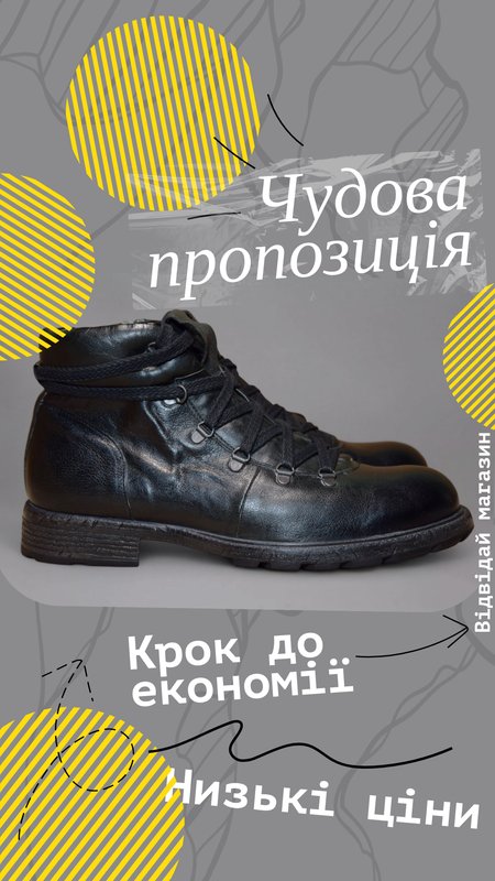 Uomo Think! Stivali Neri Pelle 44