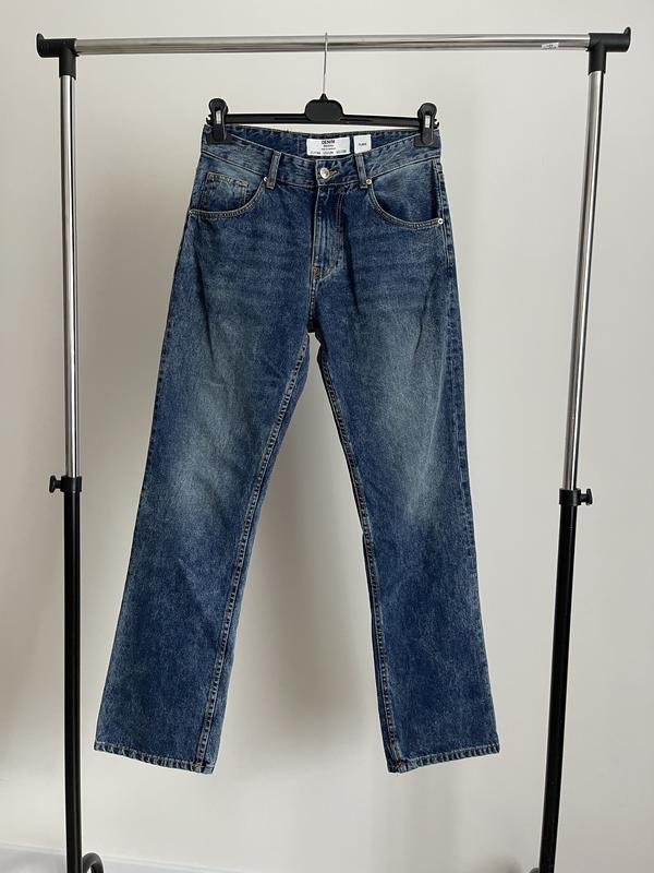 Мужские Bershka Джинсы Синие Деним 29