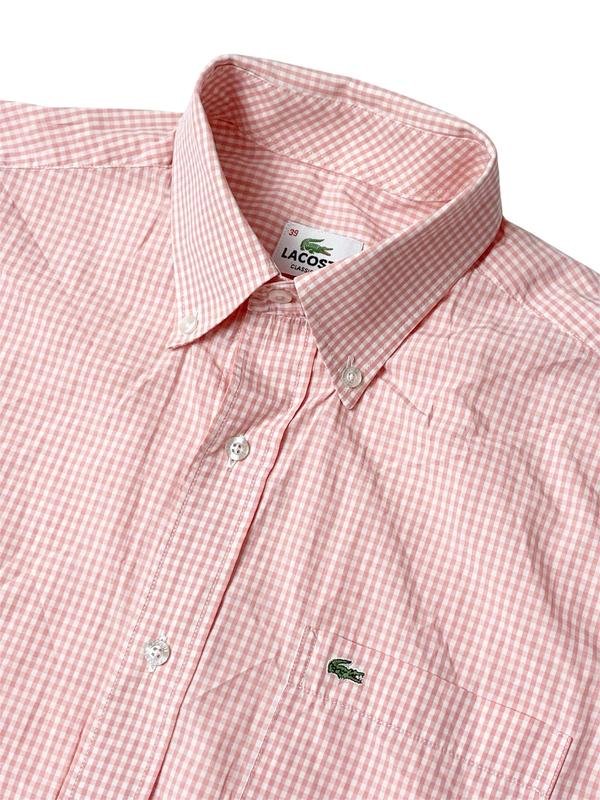 Herren Lacoste Hemd Weiß Baumwolle 36 / S / 44