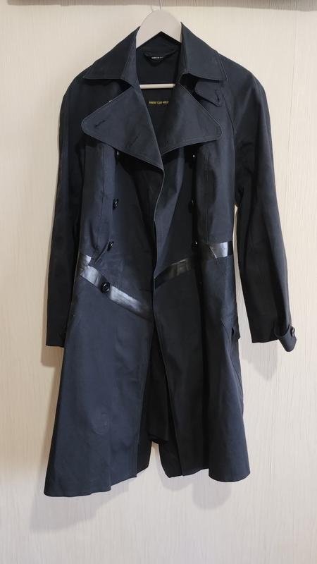 Женский Robert Cary-Williams Тренч Серый Хлопок S