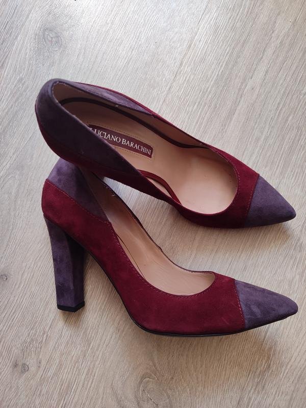 Donna Luciano Barachini Tacchi Viola Camoscio 38
