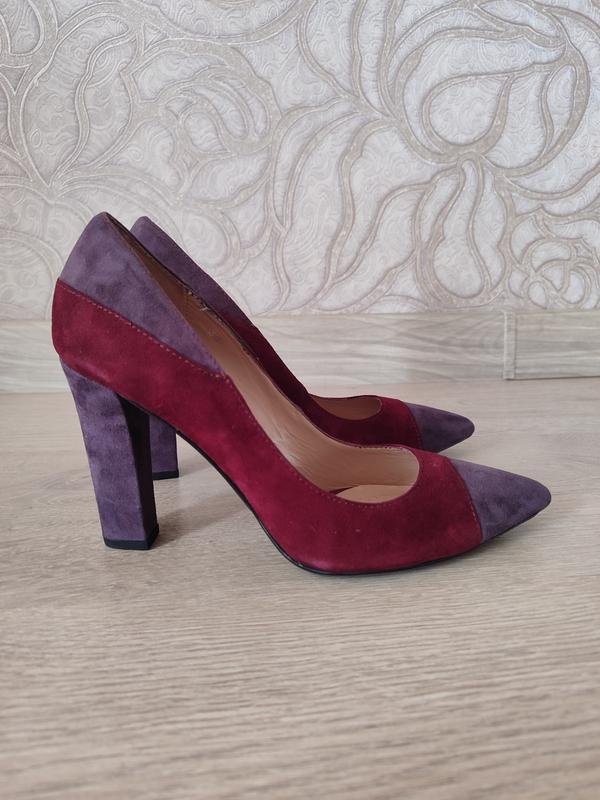 Donna Luciano Barachini Tacchi Viola Camoscio 38