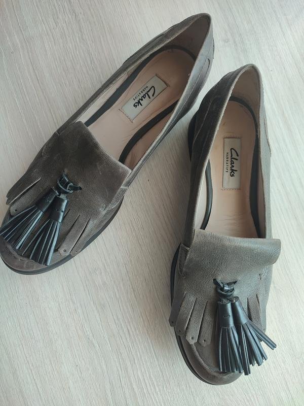 Женские Clarks Лоферы Коричневый 37