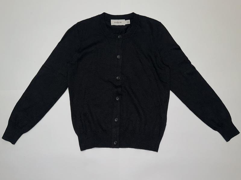 Женский Coach Свитер Чёрный Хлопок 32 / XXS / 40