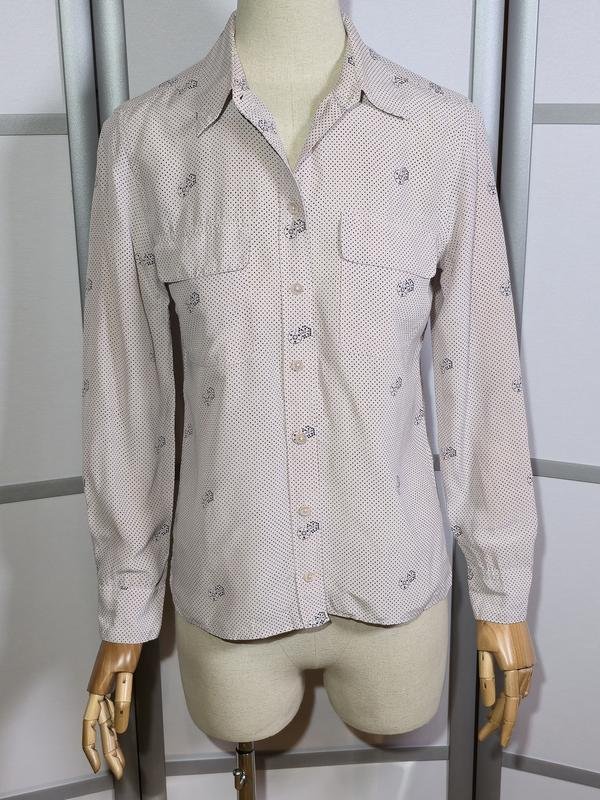 Donna Equipment Camicia Beige Seta 36