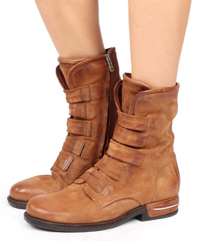 Damen A.S. 98 Stiefel Braun Leder 38