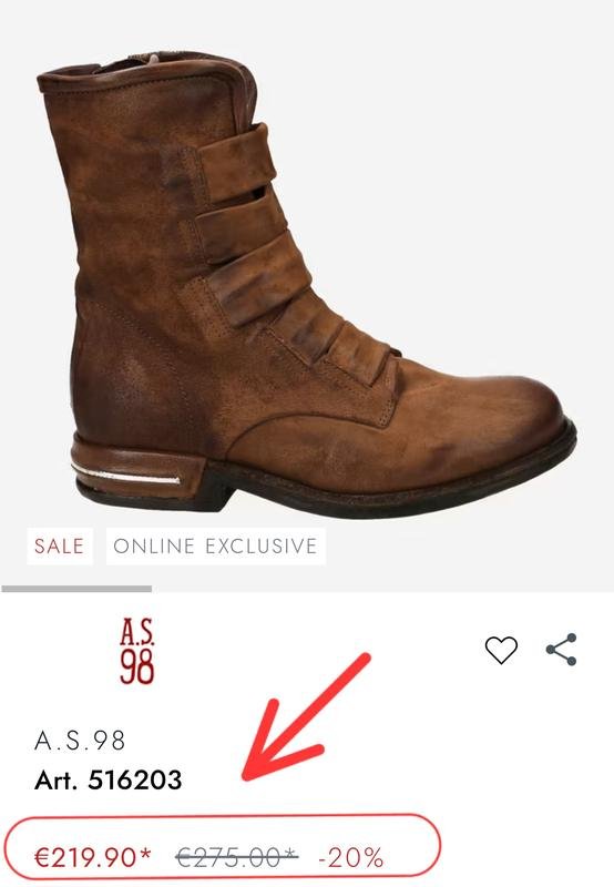 Damen A.S. 98 Stiefel Braun Leder 38