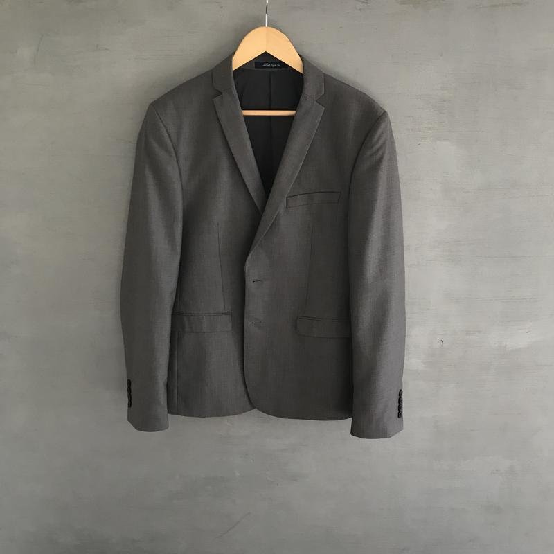 Мужской David Naman Костюм Серый Вискоза 40 /L /