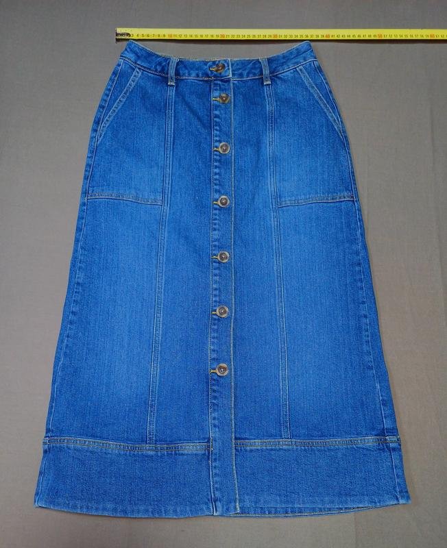 Женская Boden Юбка Чёрная Джинс 36