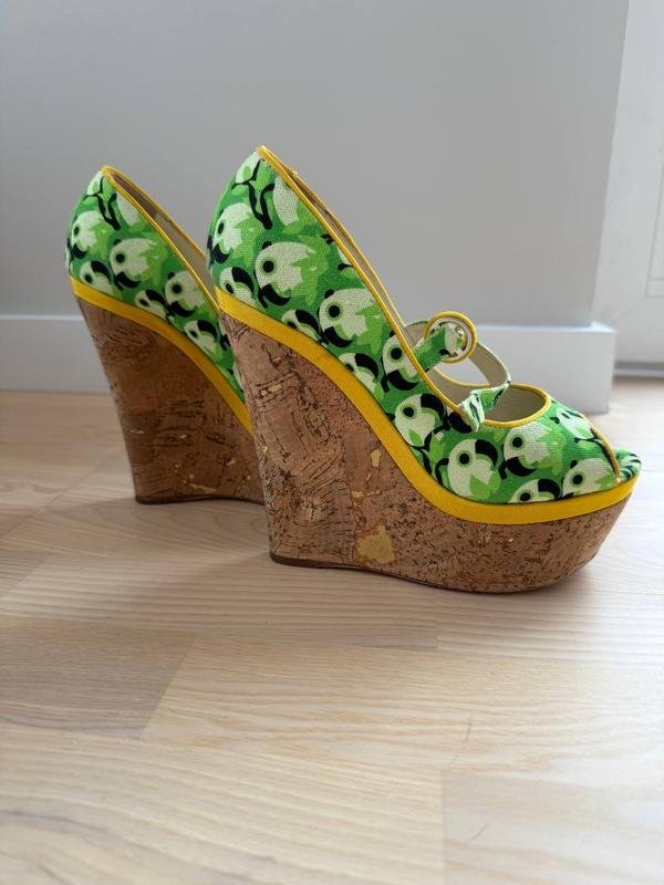 Femme Rupert Sanderson Talons Vert Cuir 38