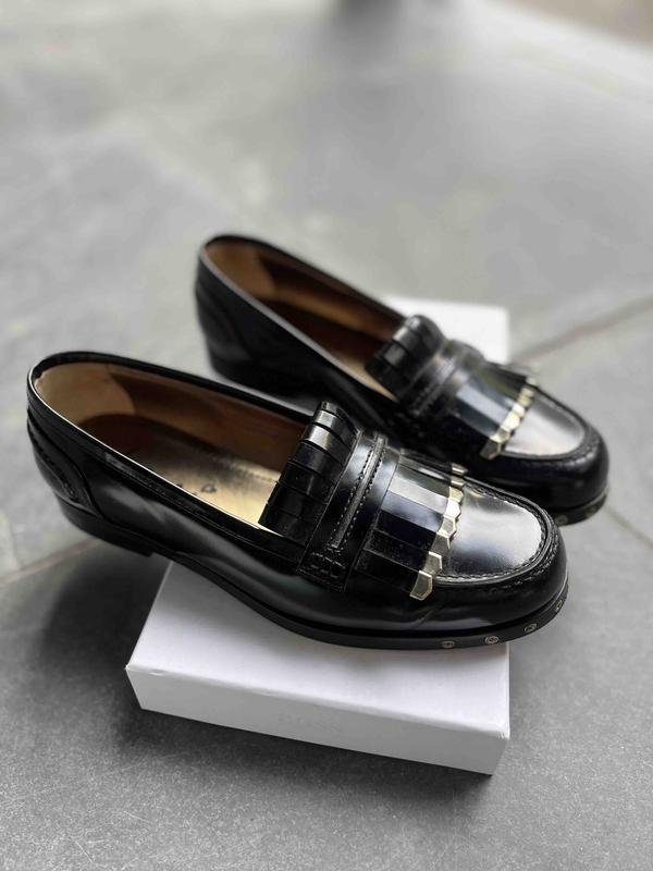 Женские Lanvin Слипоны Чёрный Лаковая кожа 37