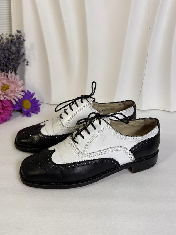 Femme George's Talons Noir Cuir 36