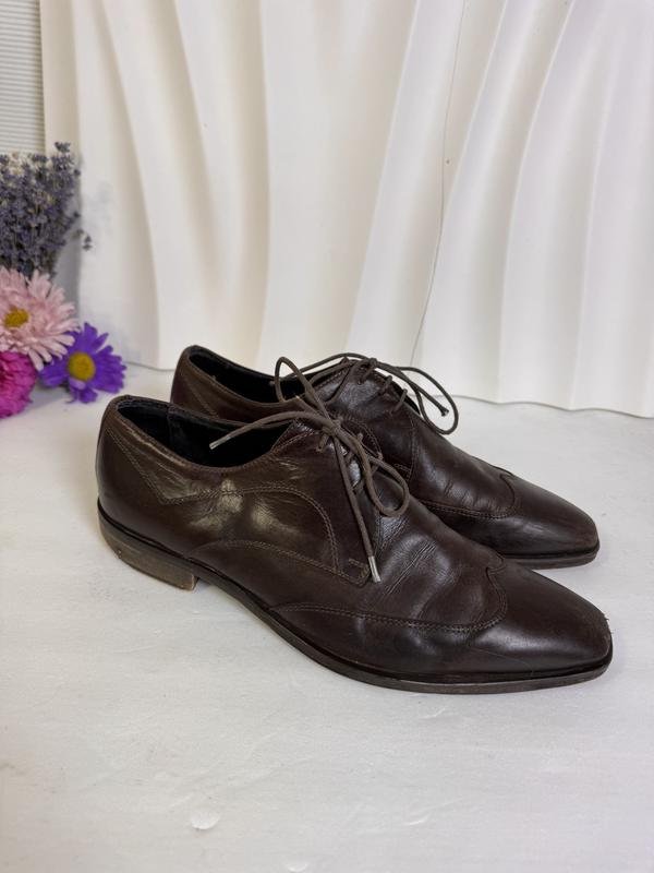 Men Vero Cuoio Heels Brown Leather 40