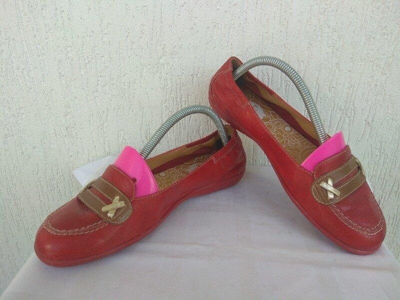 Женские Wonders Туфли Красные Кожа 37