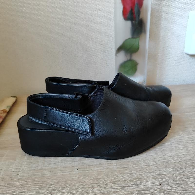 Женские Camper Босоножки Чёрные Кожа 37