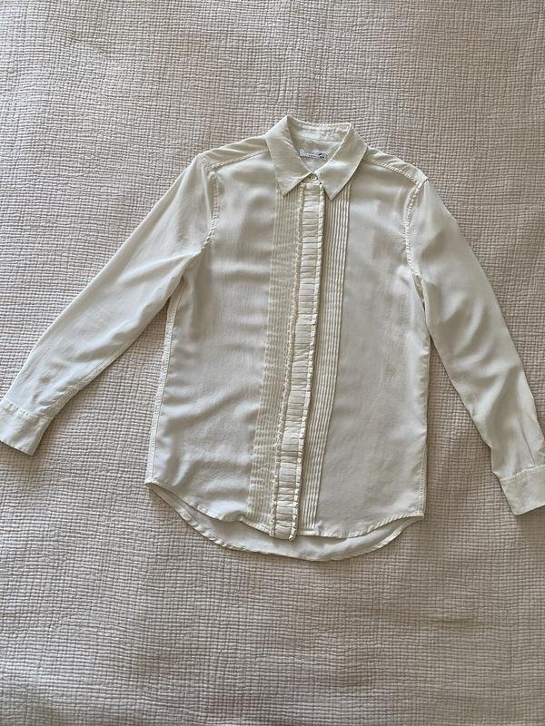 Donna Equipment Camicia Bianca Setà 38