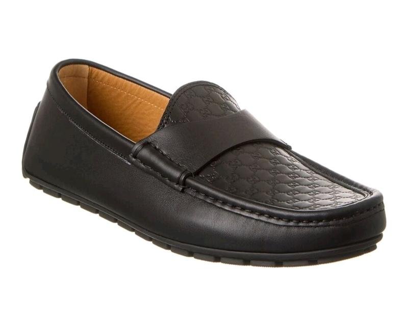 Uomo Gucci Mocassini Nero Pelle 43