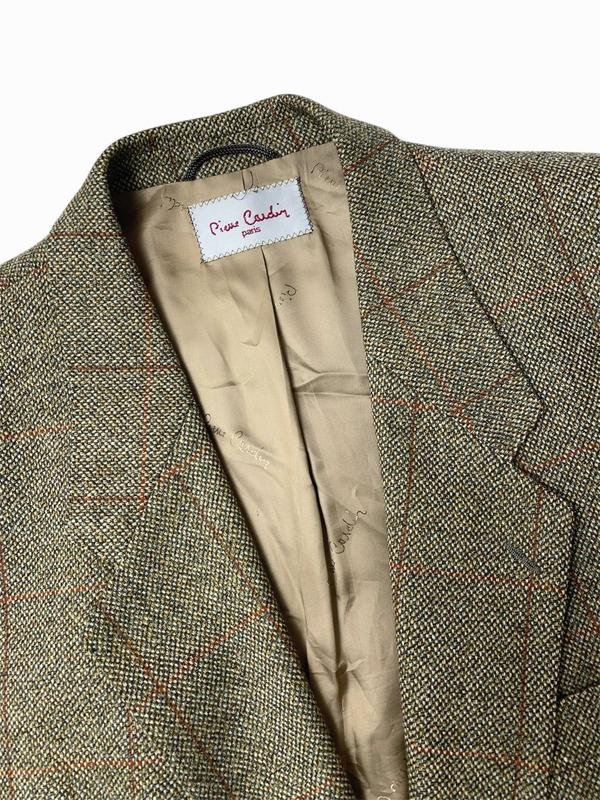 Men Pierre Cardin Blazer Multicolor Wool 42 / XL /