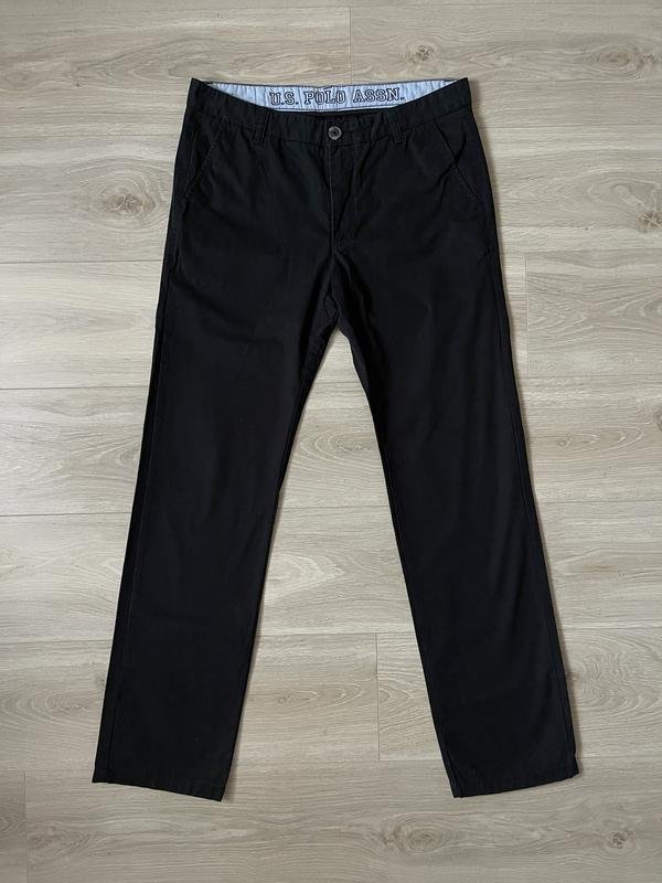 Мужские U.S. Polo Assn Брюки Чёрные 31 / M / 44