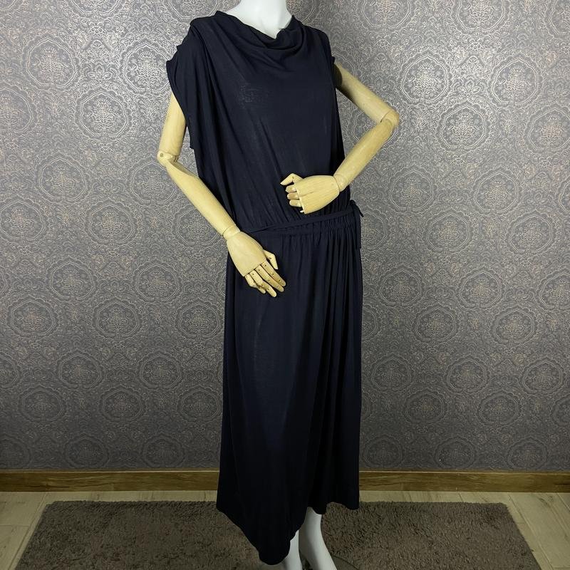 Women COS Dress Navy Cotton 40 / L / 48