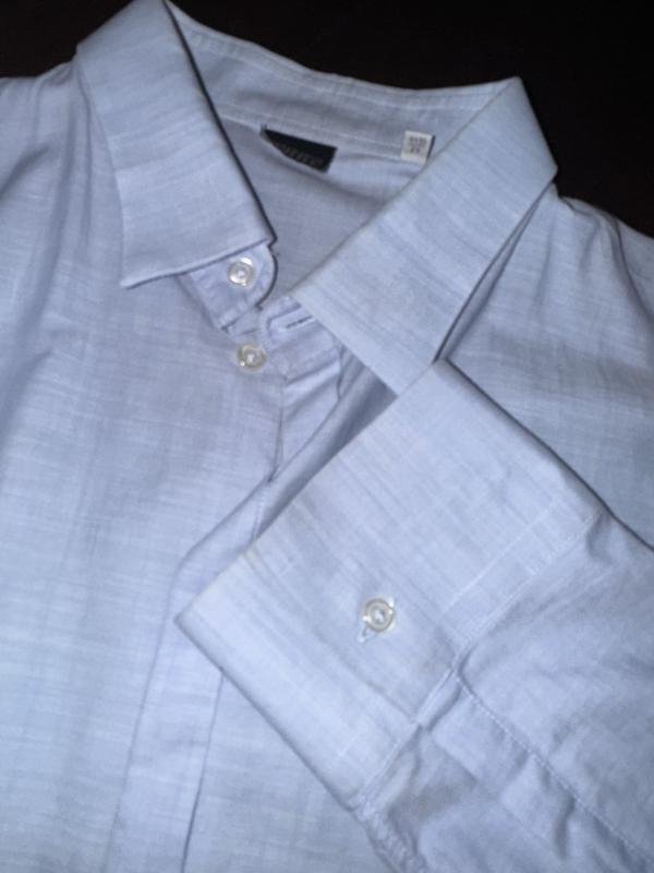 Uomo Gianfranco Ferre Camicia Blu Cotone