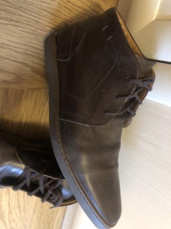 Мужские Floris Van Bommel Ботинки Коричневые Кожа