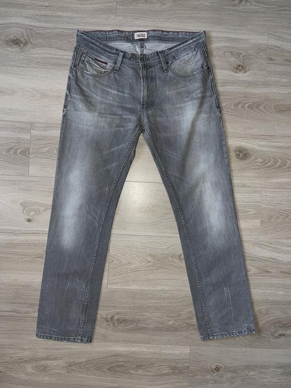 Мужские Tommy Hilfiger Джинсы Серые Джинс W34L32