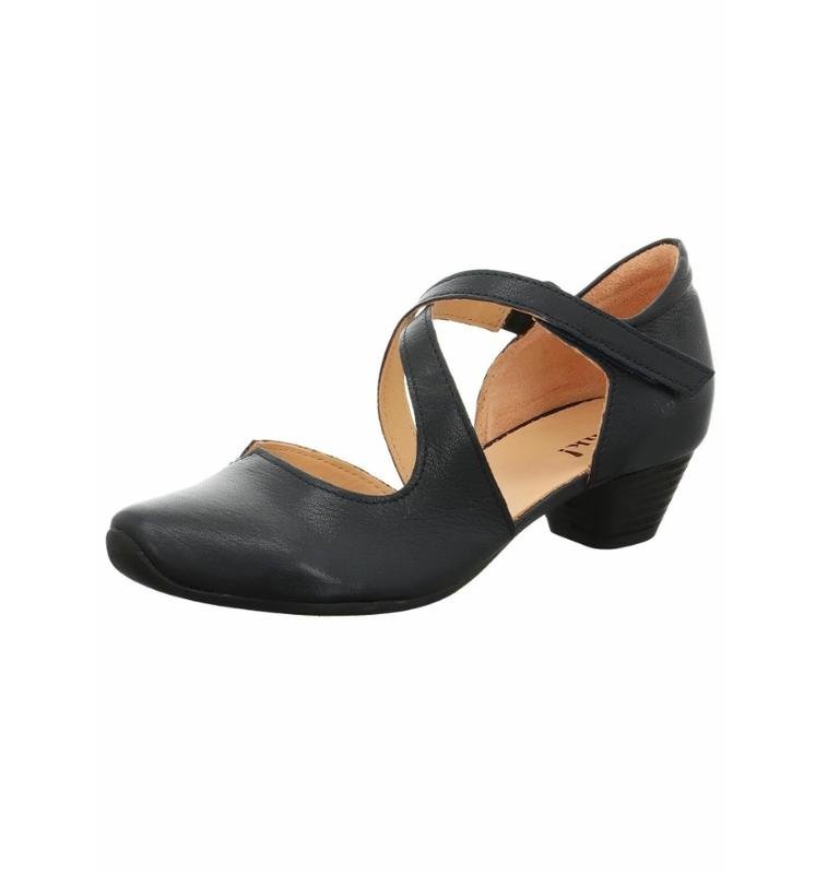 Femme Think! Talons Noir Cuir 37