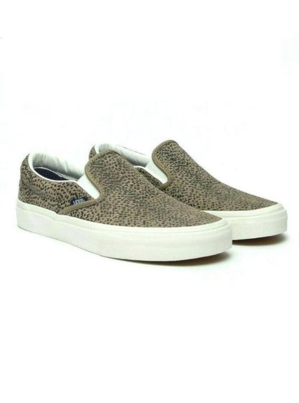 Женские Vans Слипоны Коричневый Кожа 39