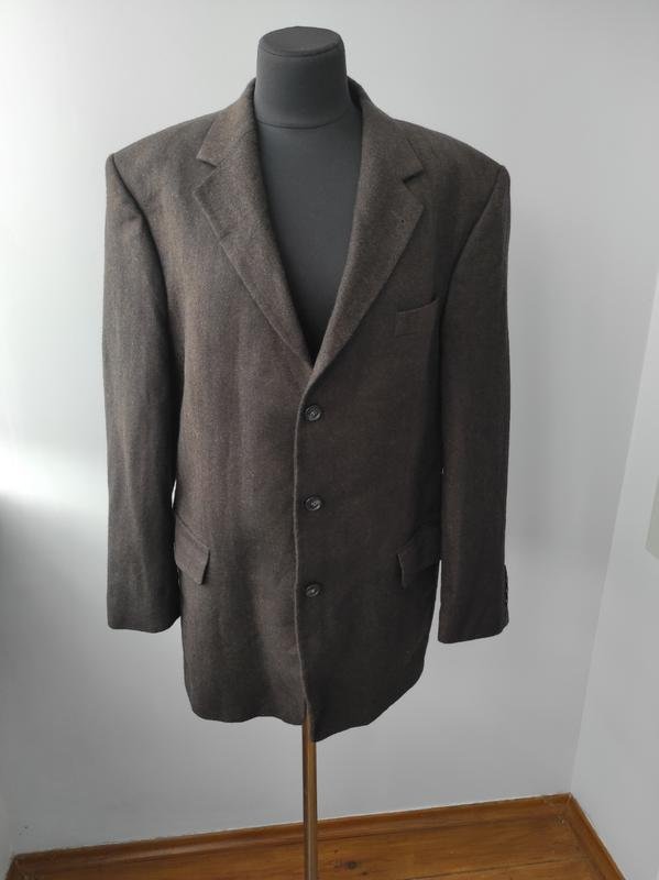 Herren Barutti Sakko Braun Kaschmir 44 / XXL / 52
