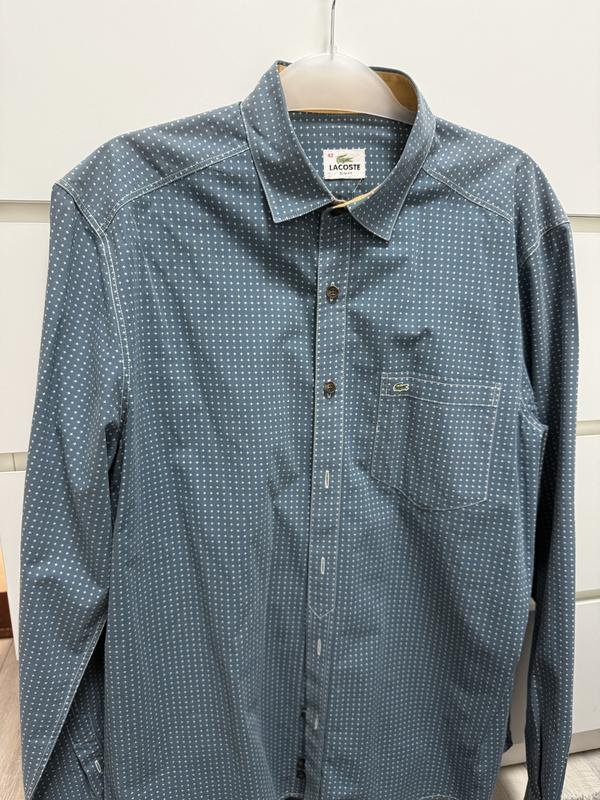 Homme Lacoste Chemise Bleu Marine 40 /L / 48