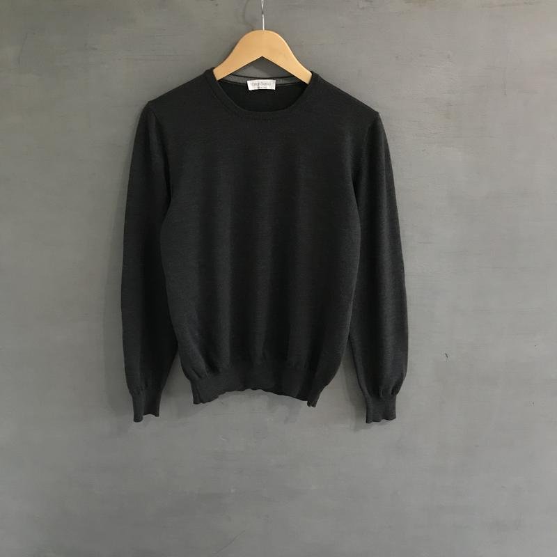 Мужской Gran Sasso Свитер Серый Шерсть 40 /L / 48