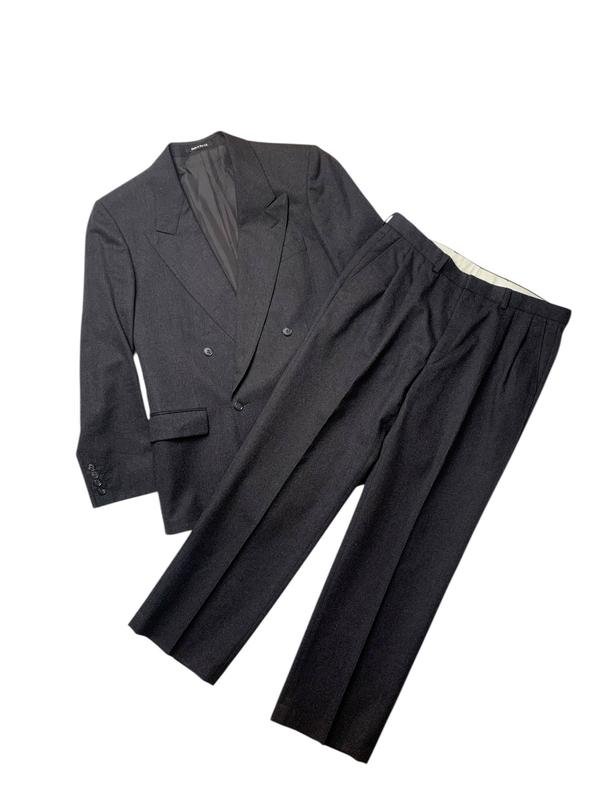 Men Stmichael Suit Grey Wool 40 /L / 48