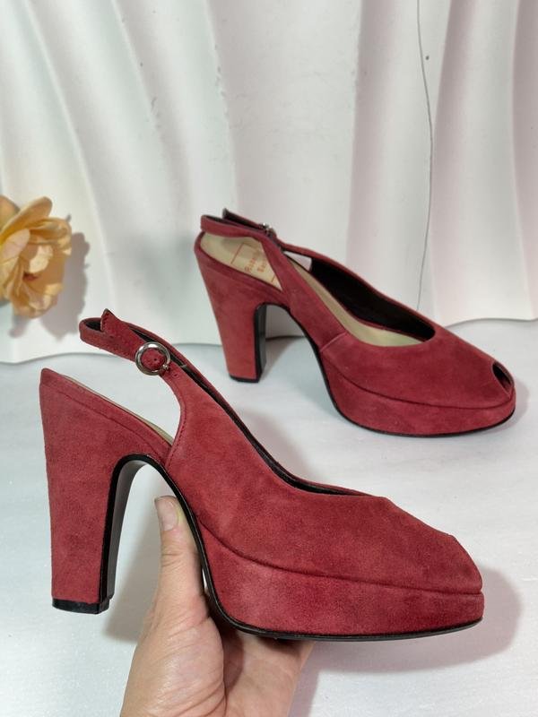 Femme Roberto Santi Talons Rouge Suède 37
