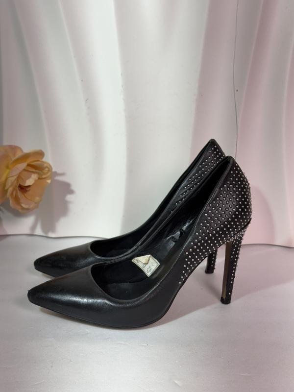 Женские MAX Туфли Чёрные Кожа 37