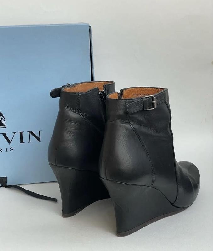 Женские Lanvin Ботинки Чёрный 37