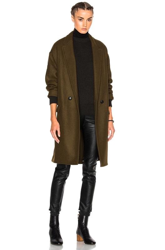 Damen Isabel Marant Mantel Braun Kaschmir 36 / S /